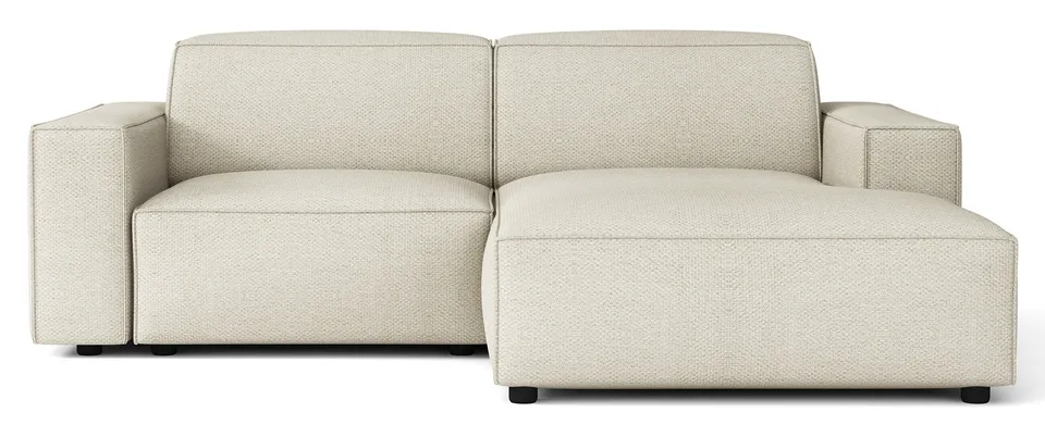 selsey-sellmo-modulares-ecksofa-rechts-l-form-klein-creme-chenille-hydrophob image 1