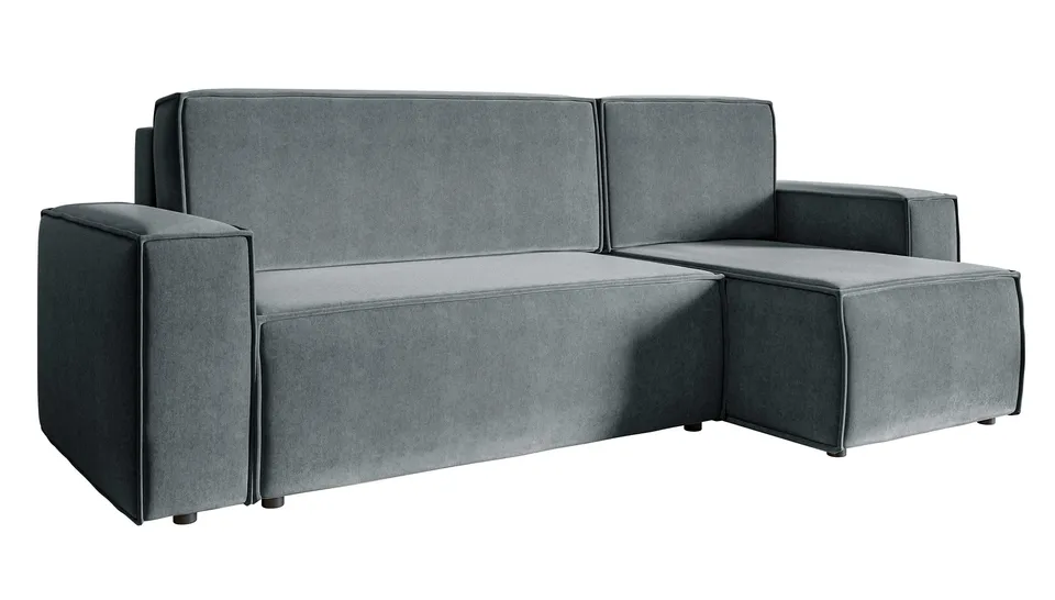 selsey-copertino-ecksofa-mit-schlaffunktion-universal-grau-samt image 1