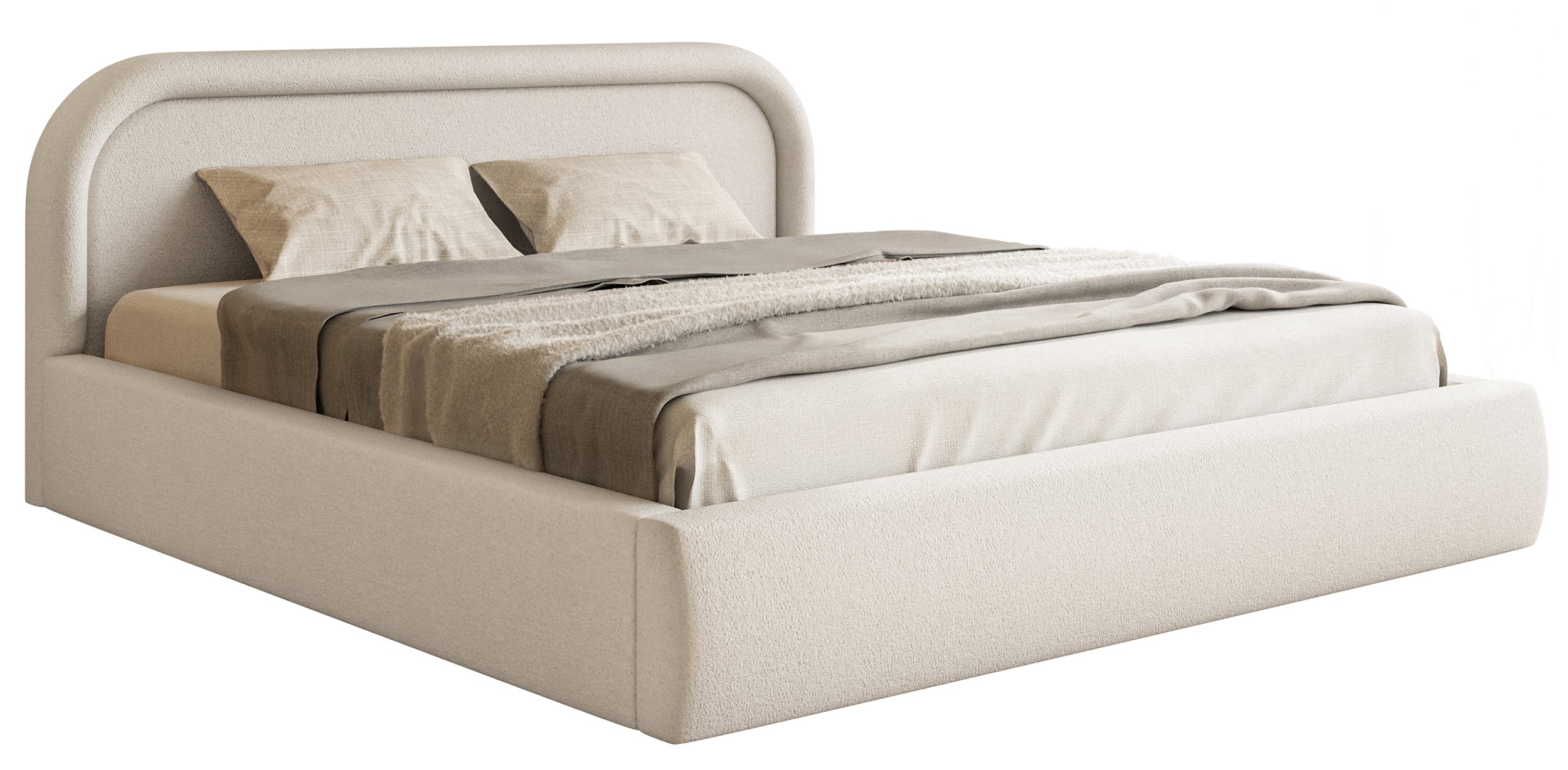 selsey-ruvi-gepolstertes-bett-160x200-cm-mit-stauraum-grau-beige-chenille image 1