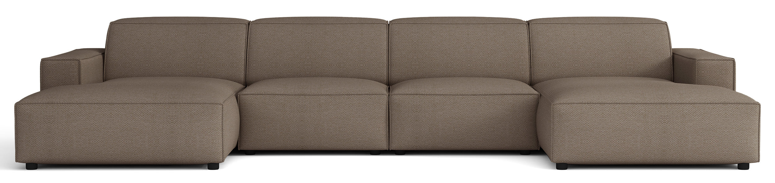 selsey-sellmo-modulares-ecksofa-u-form-universell-hellbraun-hydrophobes-chenille image 1