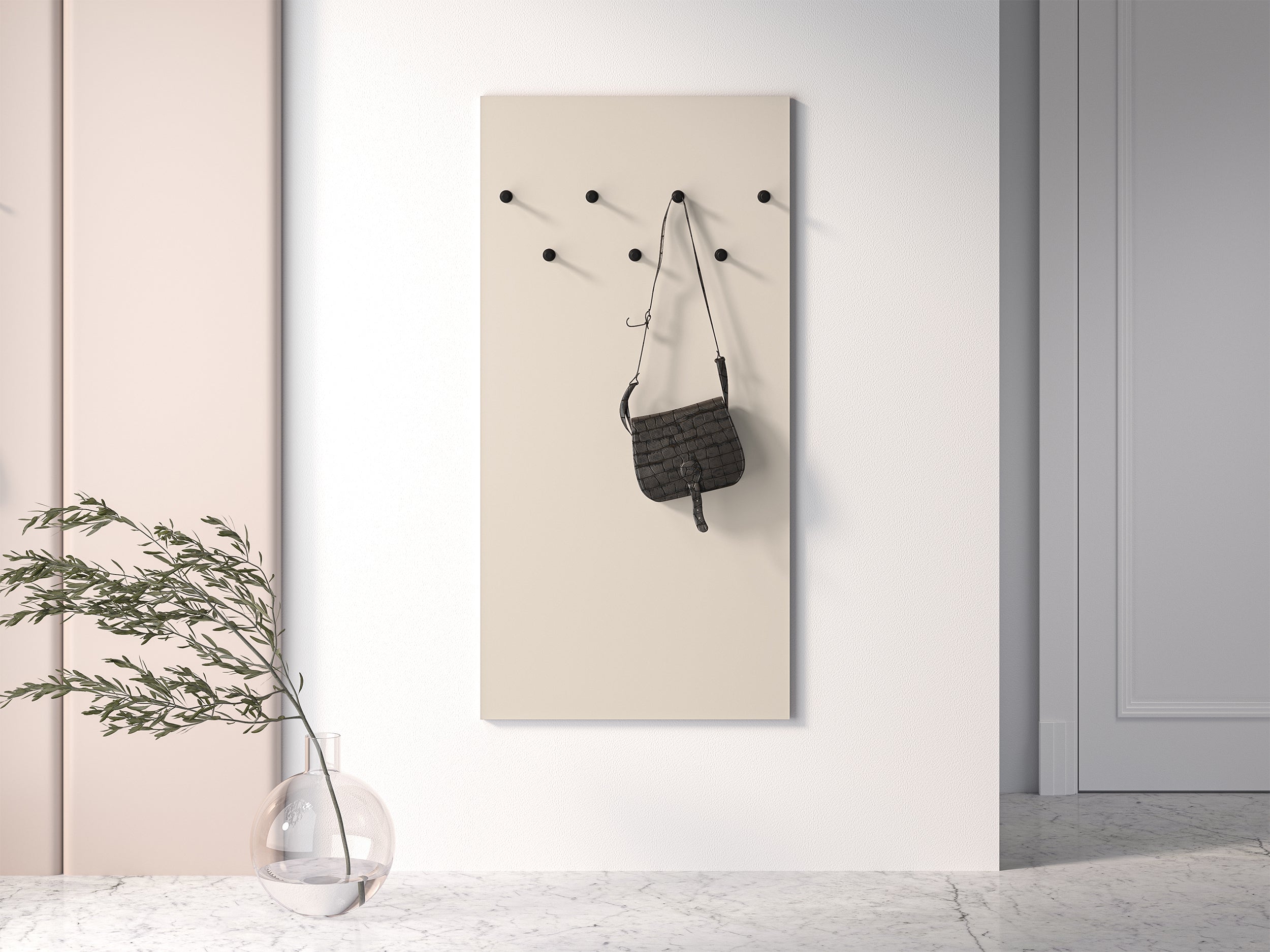 selsey-caletto-wandgarderobe-68-cm-beige-mit-7-haken image 2