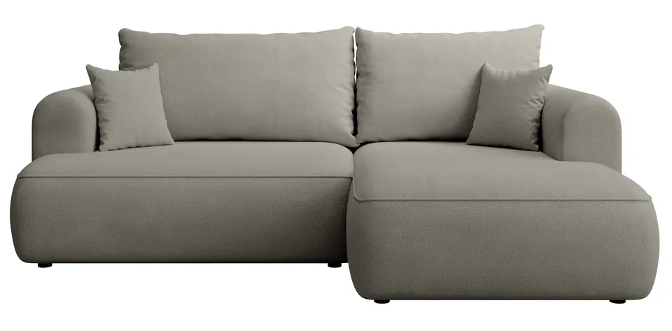 selsey-ovo-mini-ecksofa-mit-schlaffunktion-rechts-hellgrau-chenille-mit-stauraum image 1