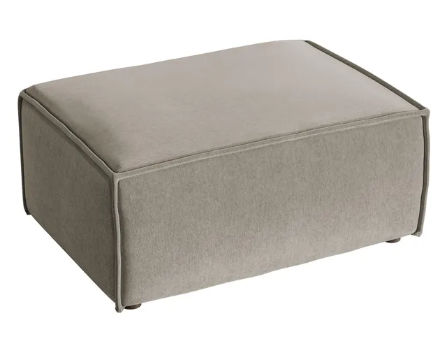 selsey-copertino-ottomane-65x90-cm-grau-beige-wasserabweisender-samt image 1