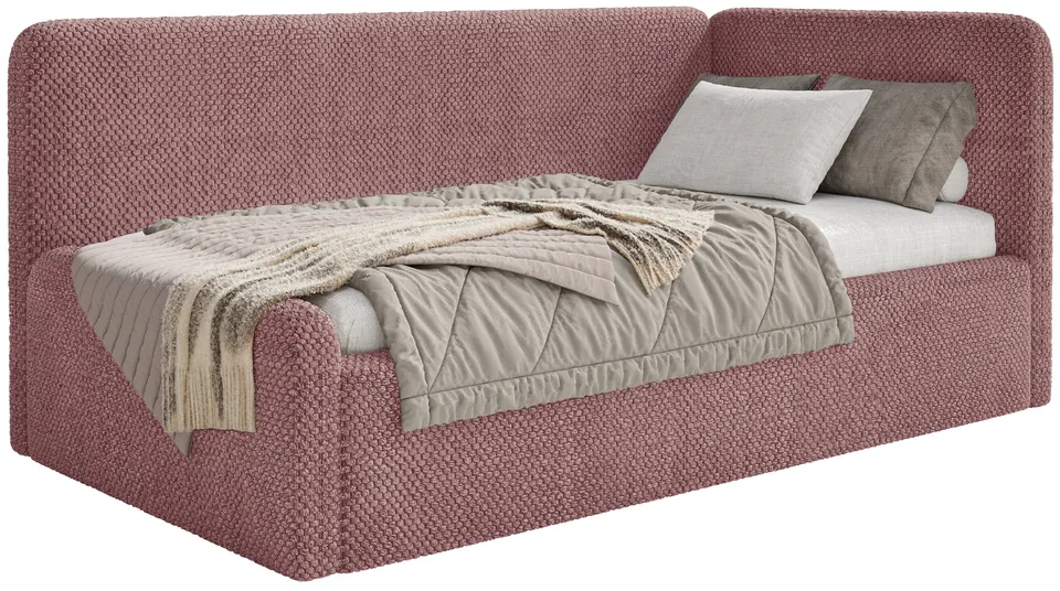 selsey-fanklo-jugendbett-90x200-cm-rechts-mit-stauraum-rosa-pl-sch-wasserabweise image 1