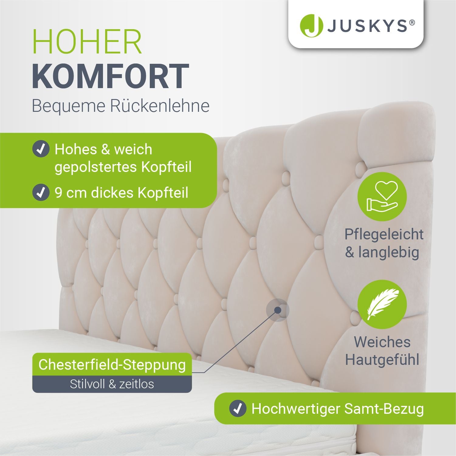 juskys-polsterbett-nizza-120x200-cm-samt-bett-mit-chesterfield-kopfteil-und-led- image 6