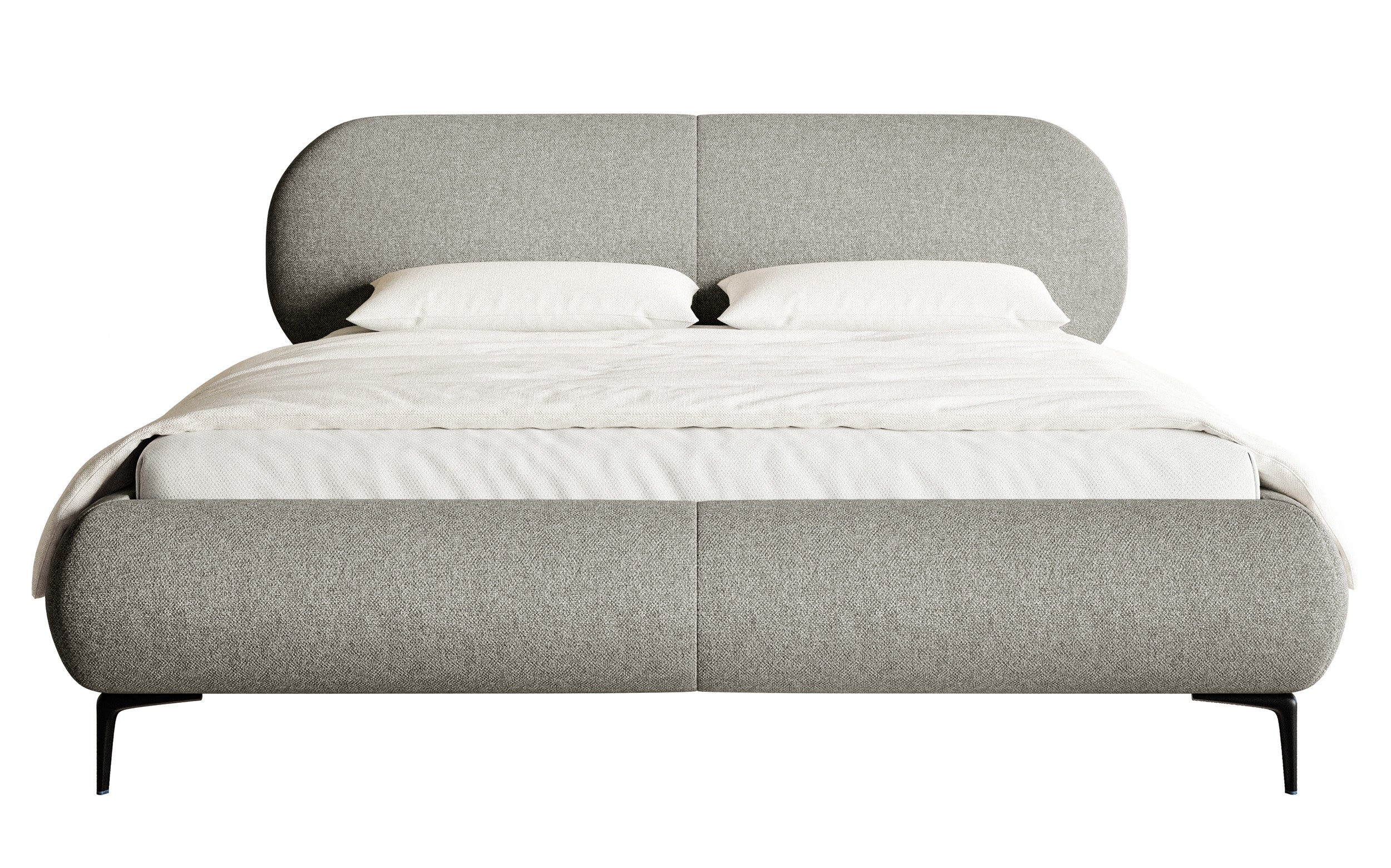 selsey-ovalle-polsterbett-160x200-cm-grau-geflecht-wasserabweisend-schwarze-bein image 6