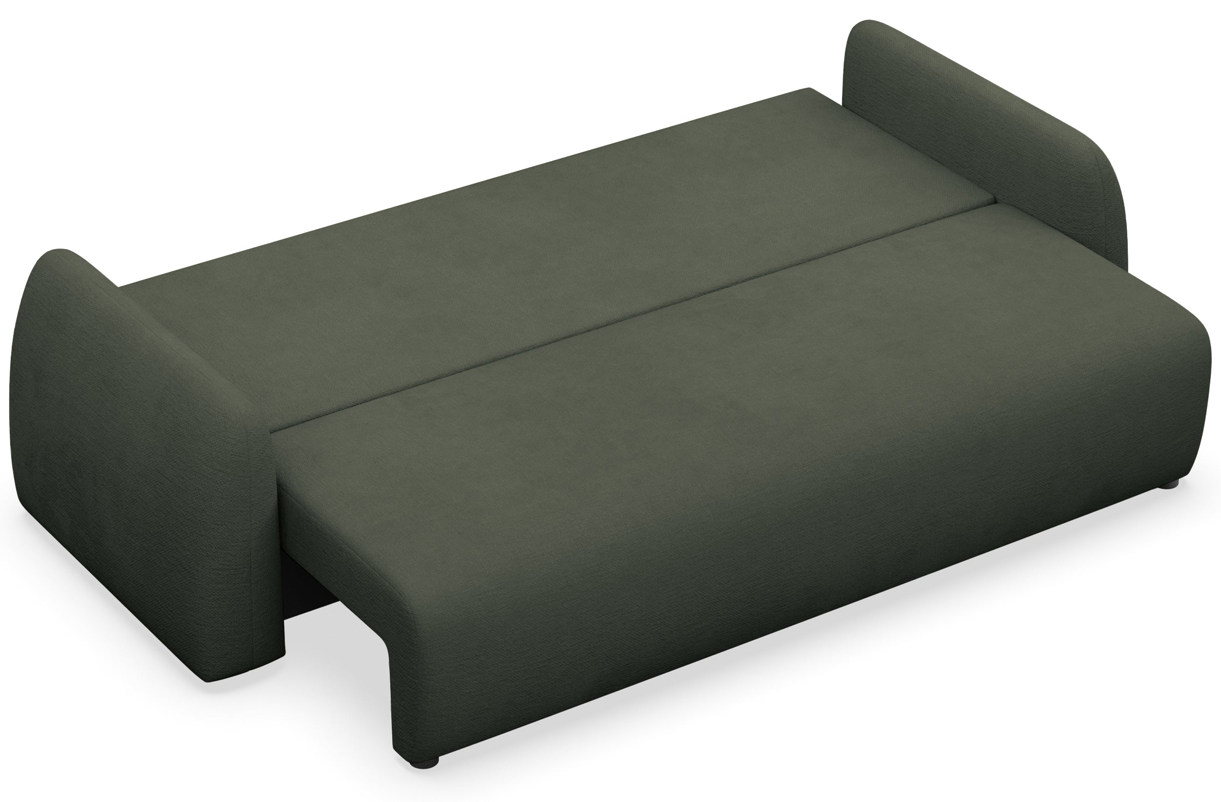 selsey-nubelle-3-sitzer-schlafsofa-ausklappbar-dunkelgr-ner-hydrophober-chenille image 3