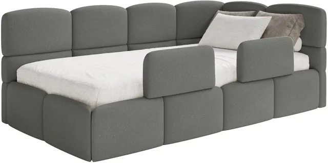selsey-cloudy-jugendbett-90x200-cm-rechts-mit-matratze-und-stauraum-dunkelgrau-c image 1