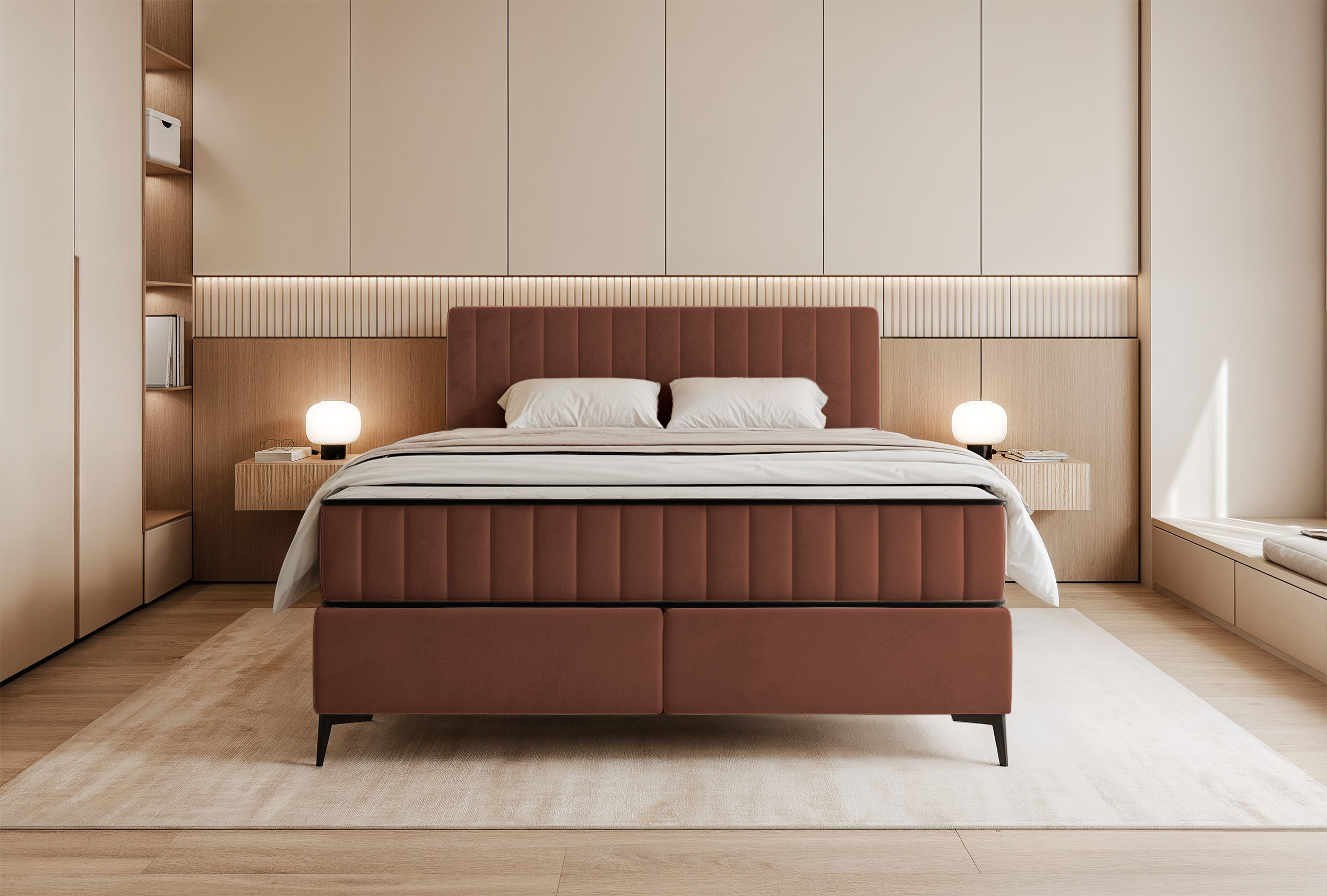 selsey-mufasso-kontinentales-bett-180x200-cm-kupfer-velours-wasserabweisend-mit- image 3