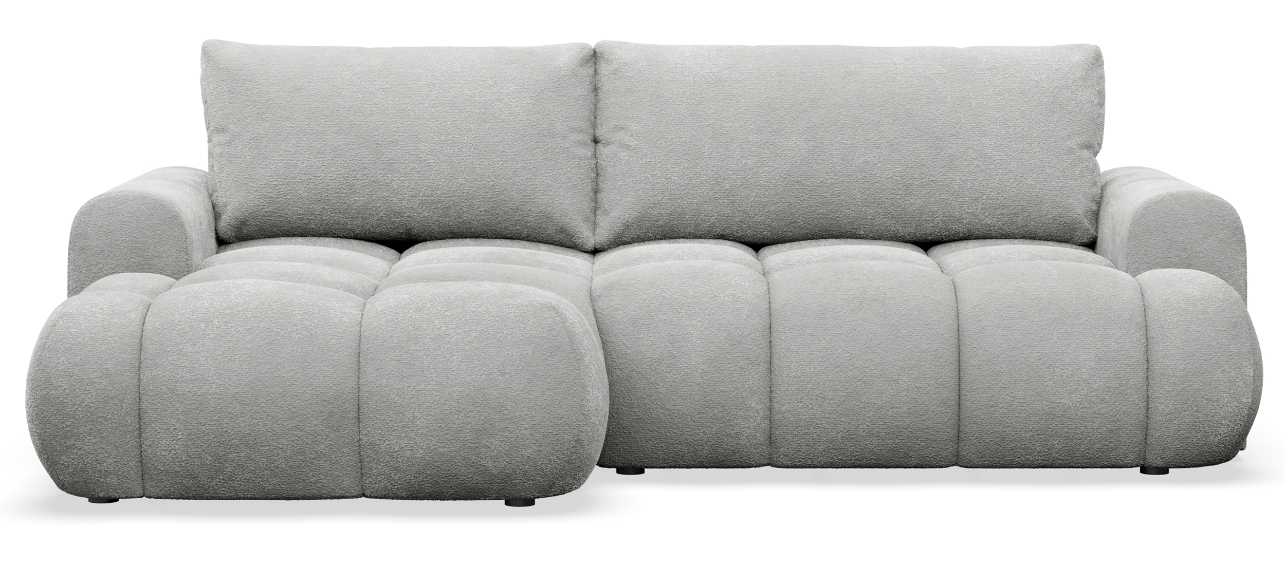 selsey-ombo-mini-ecksofa-mit-schlaffunktion-links-hellgrau-boucl-mit-stauraum image 2