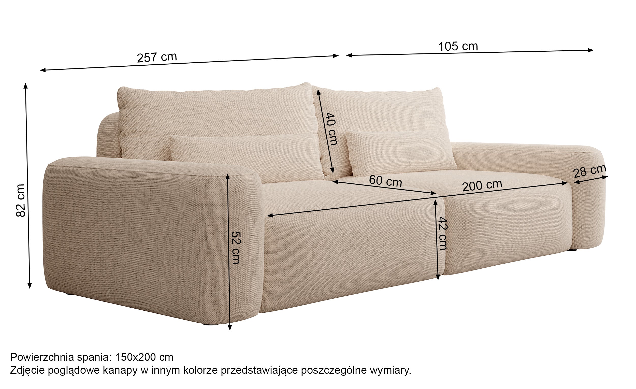 selsey-carnos-dreisitziges-ausklappbares-sofa-schwarz-hydrophobes-chenille-schwa image 8