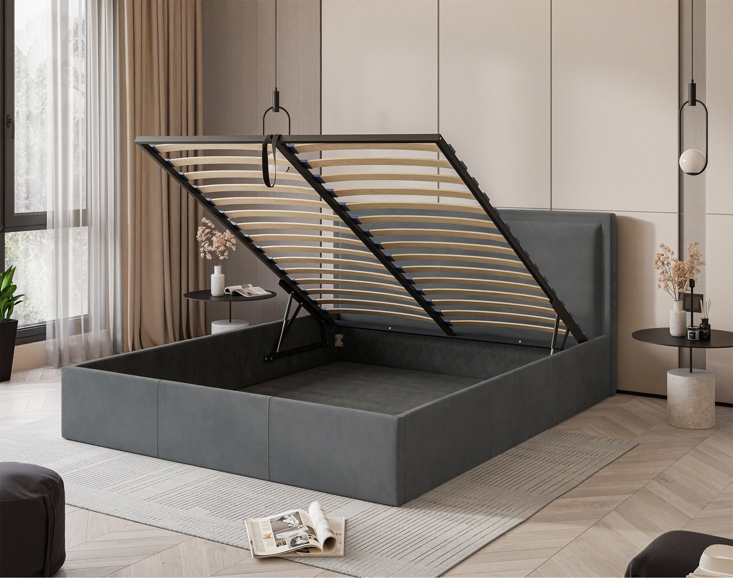 selsey-soave-polsterbett-140x200-cm-mit-stauraum-stahlvelours-metallrahmen image 5