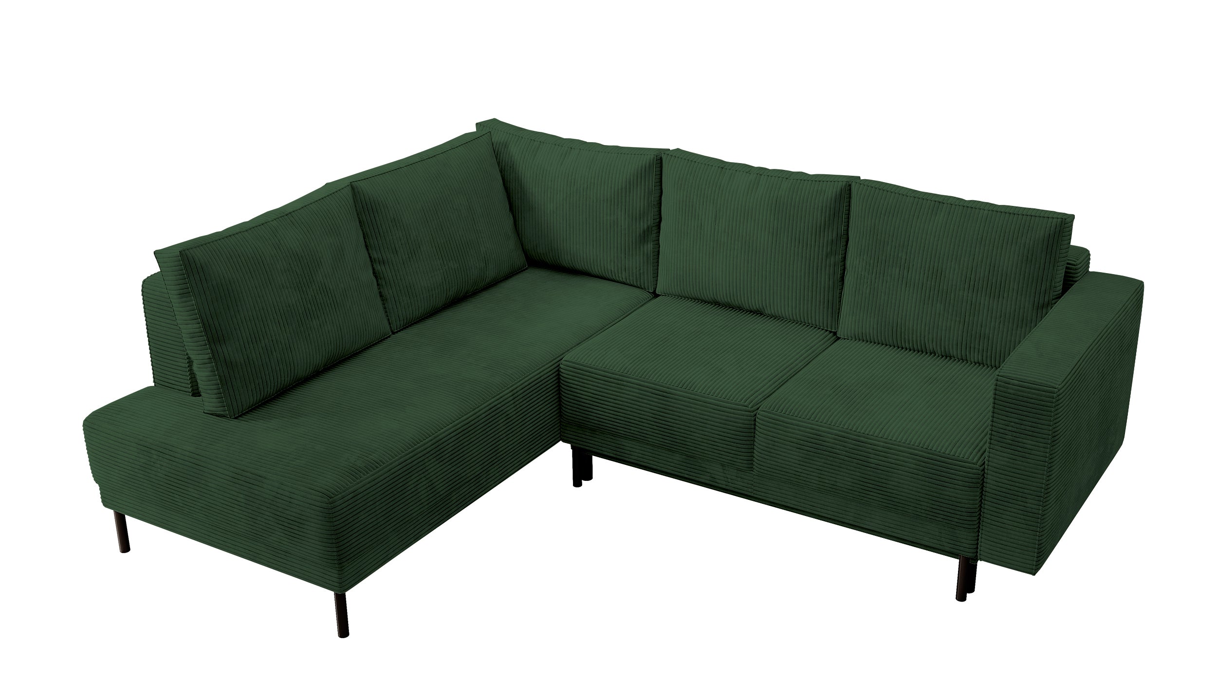selsey-rodario-ecksofa-links-mit-schlaffunktion-und-bettkasten-dunkelgr-ner-cord image 5