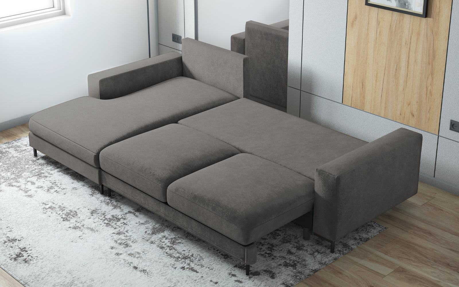 selsey-mokpeo-ecksofa-l-f-rmig-links-mit-schlaffunktion-und-stauraum-dunkelgrau image 3