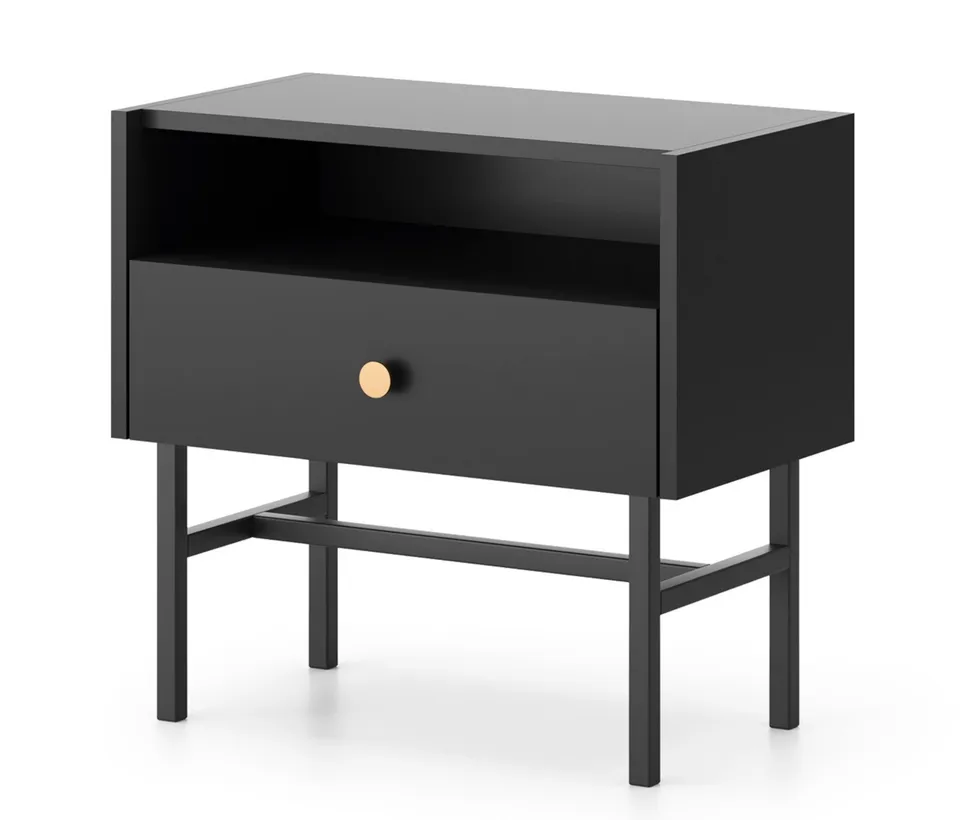 selsey-divenos-nachttisch-mit-schublade-54-cm-schwarz image 1