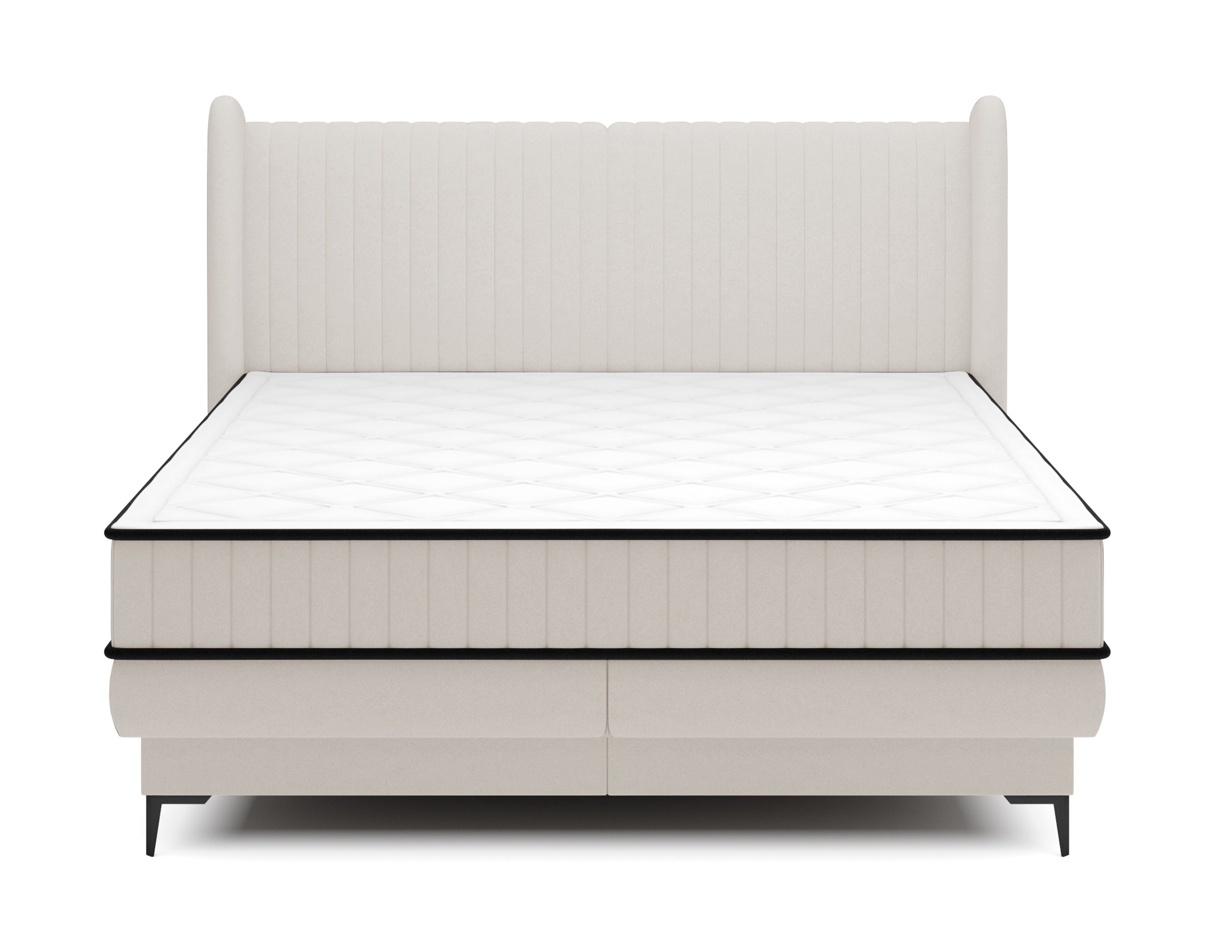 selsey-daliano-kontinentalbett-140x200-cm-mit-stauraum-cremefarbener-samt image 1