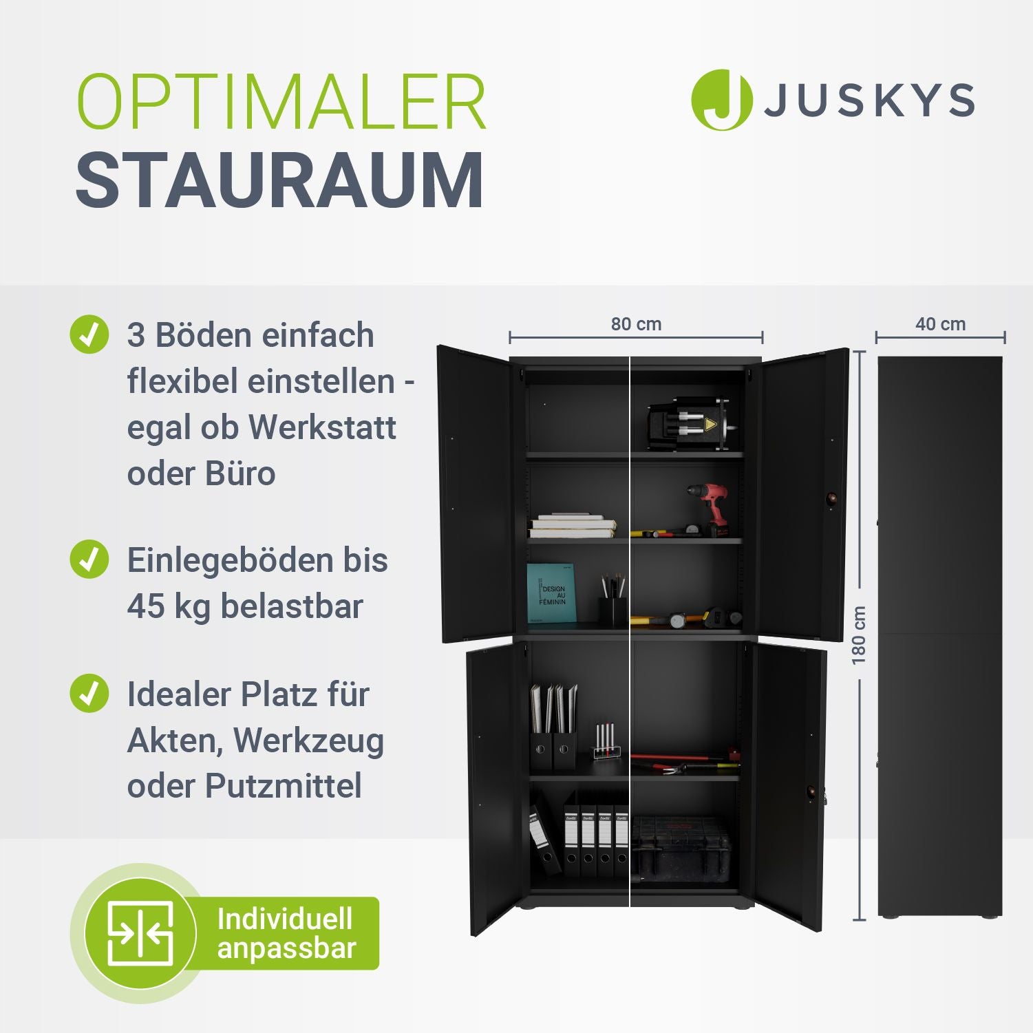juskys-aktenschrank-aus-metall-schwarz-abschlie-bar-mit-cam-lock image 4