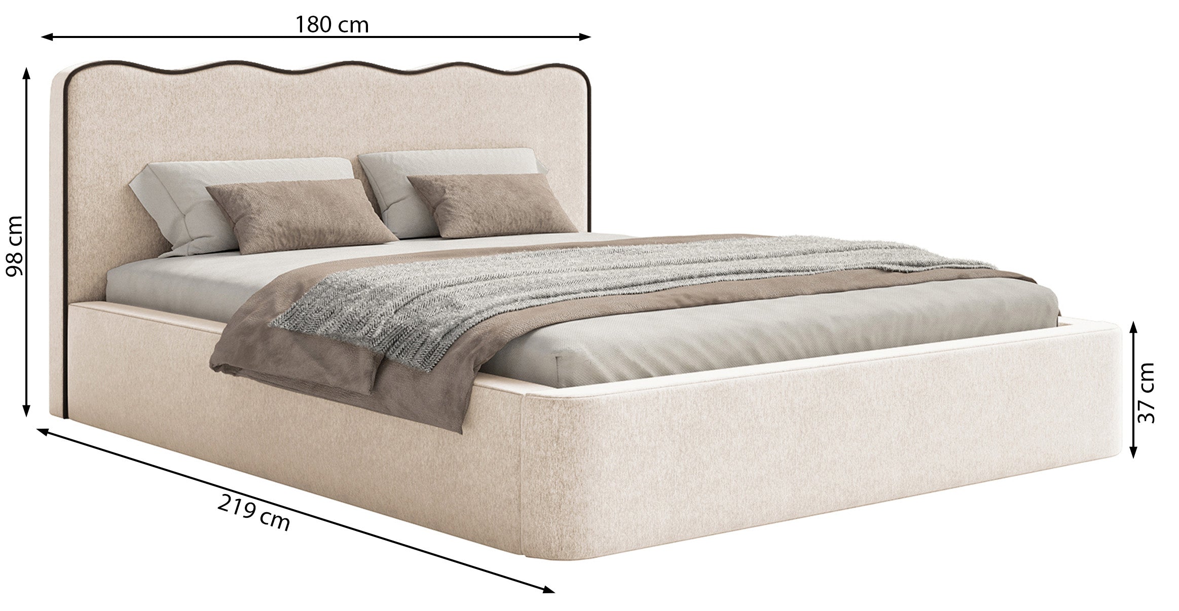 selsey-duney-gepolstertes-bett-160x200-cm-mit-stauraum-hellbeiges-flechtmuster image 6