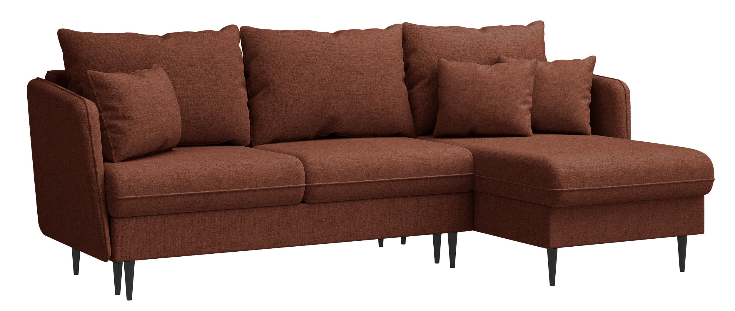 selsey-volio-ecksofa-mit-schlaffunktion-l-f-rmig-kupferfarbener-chenille-schwarz image 1
