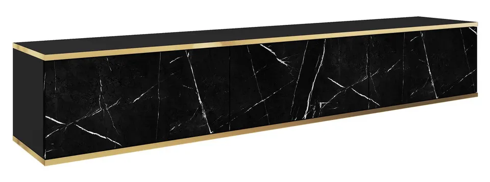 selsey-mucalma-tv-schrank-175-cm-schwarzer-marmor-mit-gold image 1