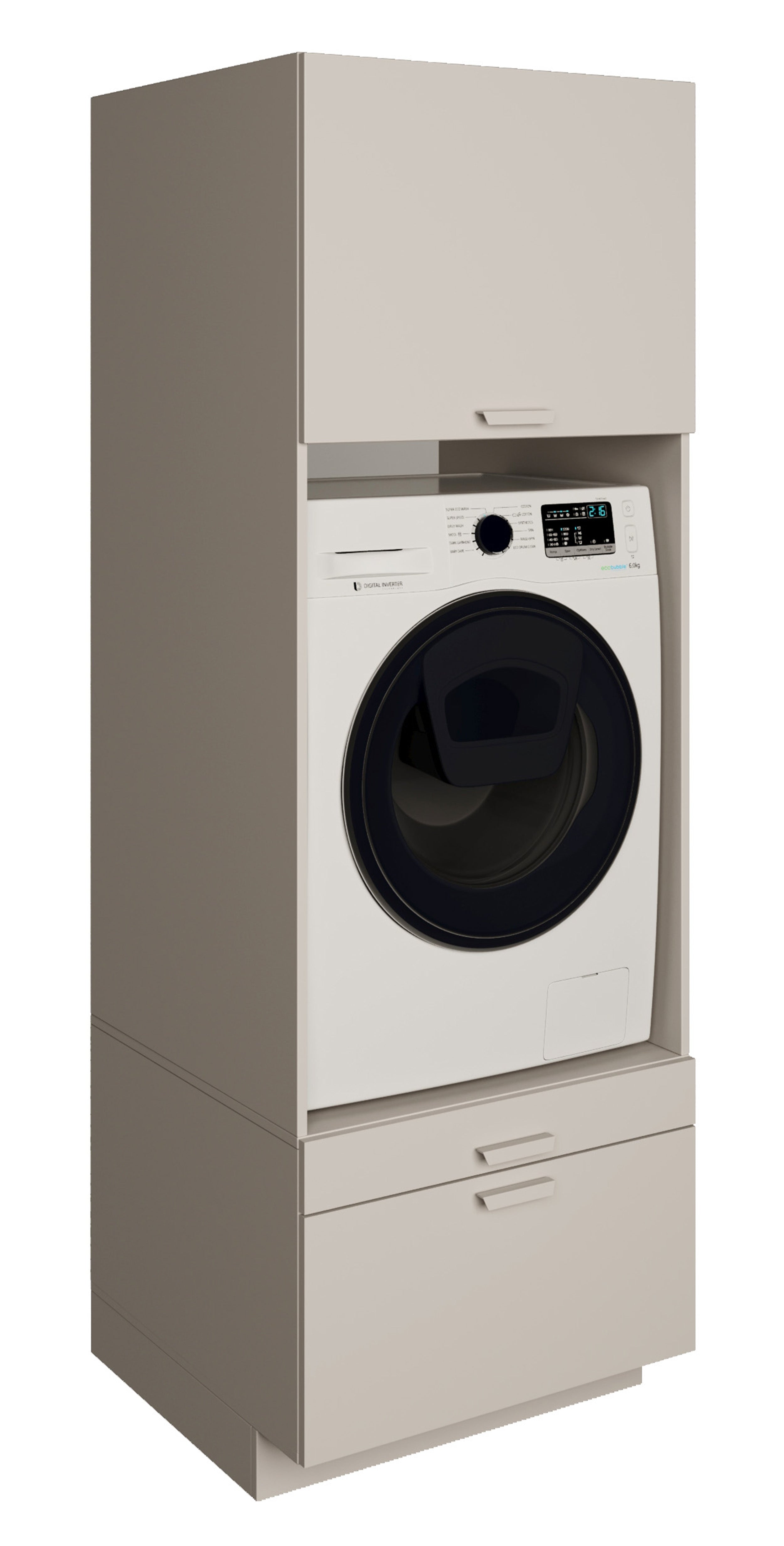 selsey-holv-waschmaschinenschrank-68-cm-kaschmir-mit-schublade-und-regal image 8