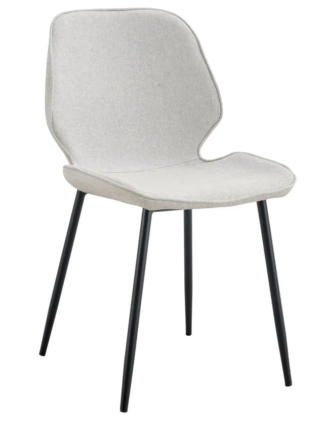 selsey-rablart-polsterstuhl-beige-chenille-schwarze-beine image 1