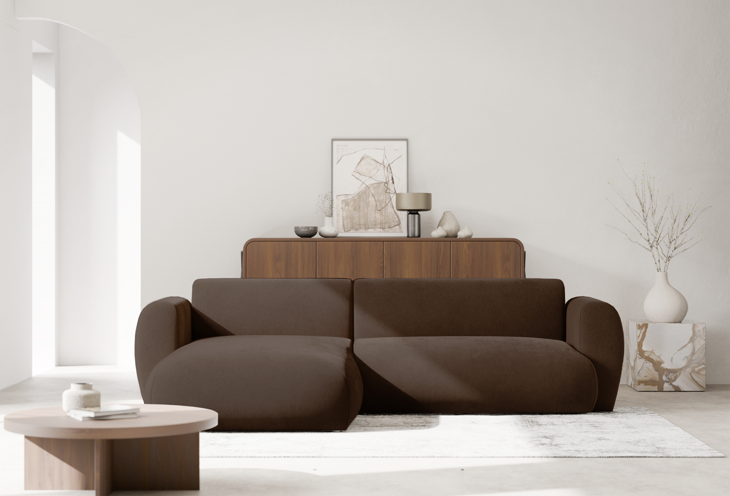 selsey-emia-ecksofa-l-links-mit-schlaffunktion-braunes-chenille image 6