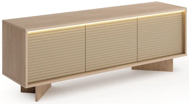 selsey-semi-tv-schrank-154-cm-mit-3-t-ren-und-led-beleuchtung-bolivar-natur-capp image 1