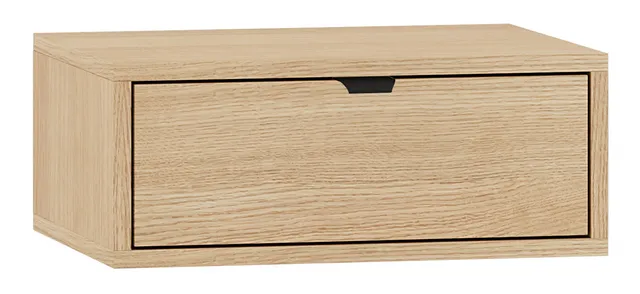 selsey-heggers-h-ngender-nachttisch-45-cm-mit-schublade-eiche-mavelie image 1