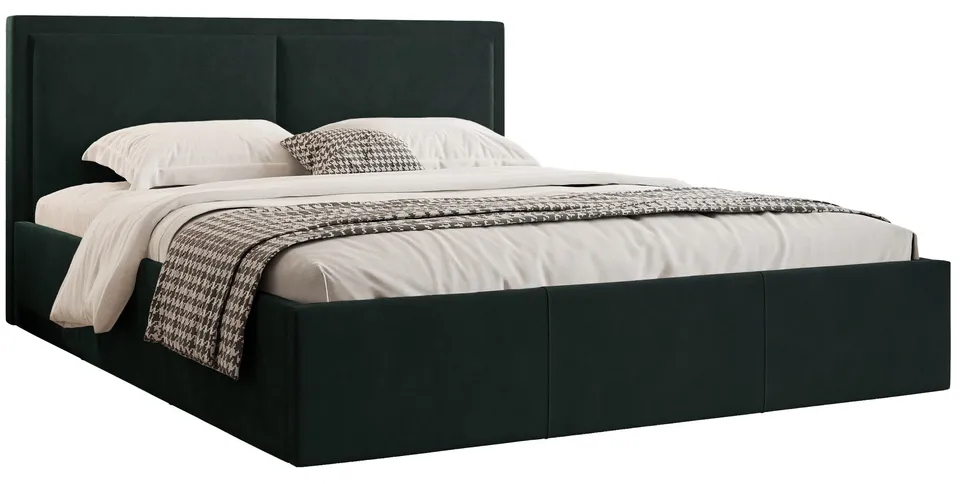 selsey-soave-ii-polsterbett-180x200-cm-mit-stauraum-und-metallrahmen-dunkelgr-ne image 1