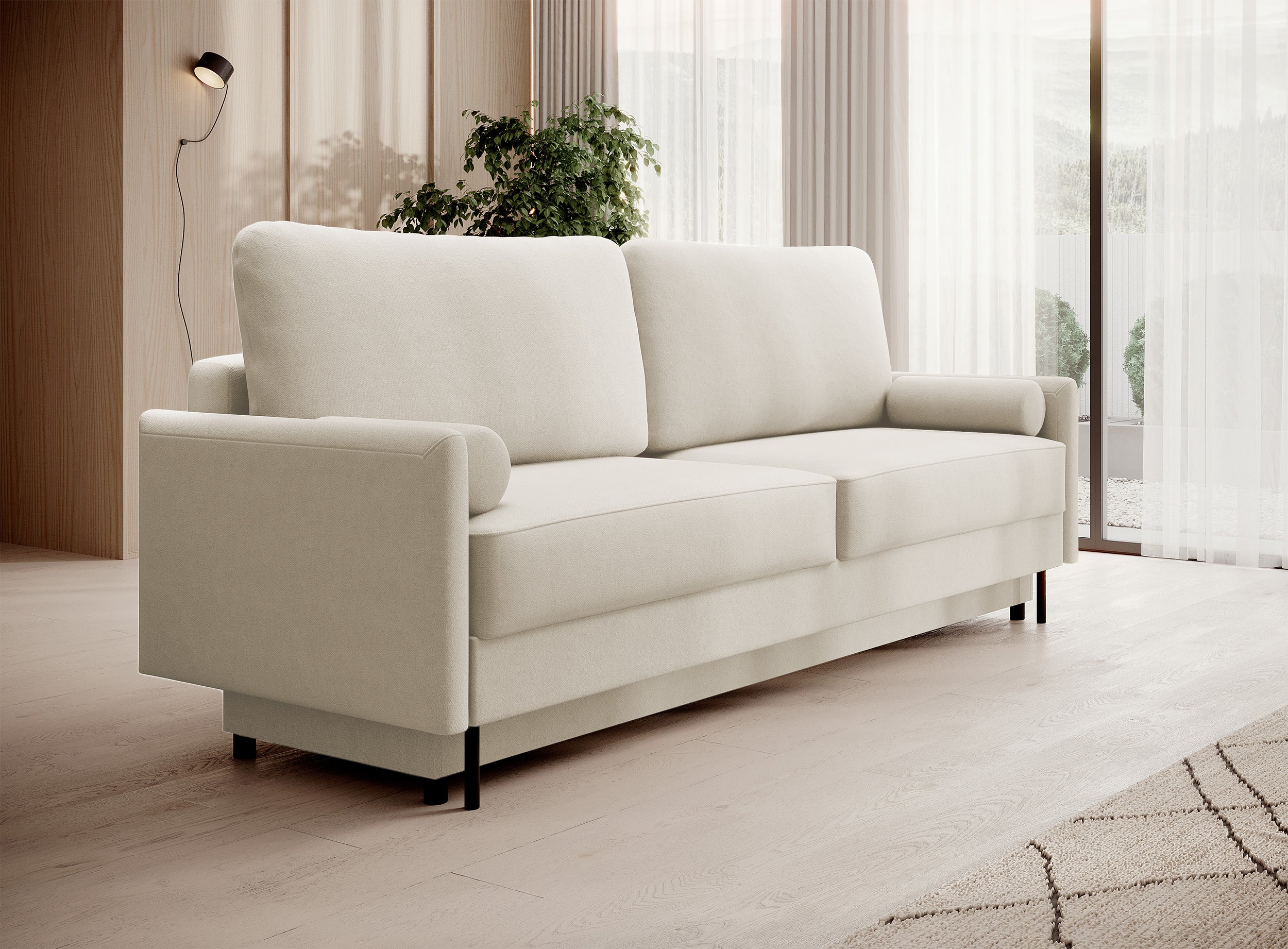 selsey-tomonde-schlafsofa-3-sitzer-beige-samt-pflegeleicht image 2