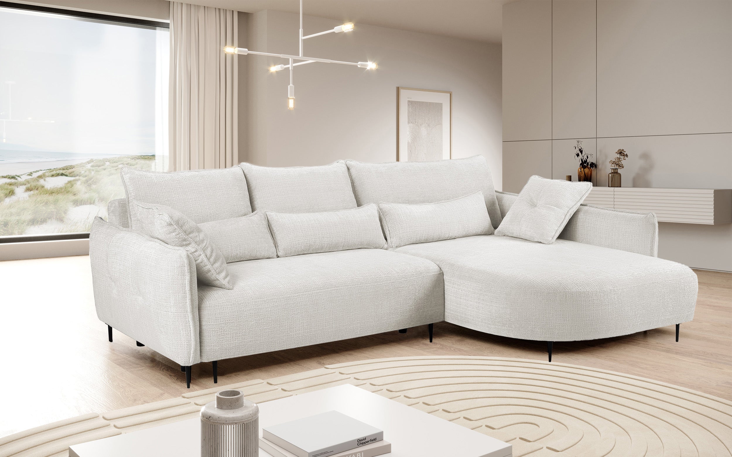 selsey-oblivio-ecksofa-l-f-rmig-rechts-mit-schlaffunktion-und-stauraum-creme-che image 2