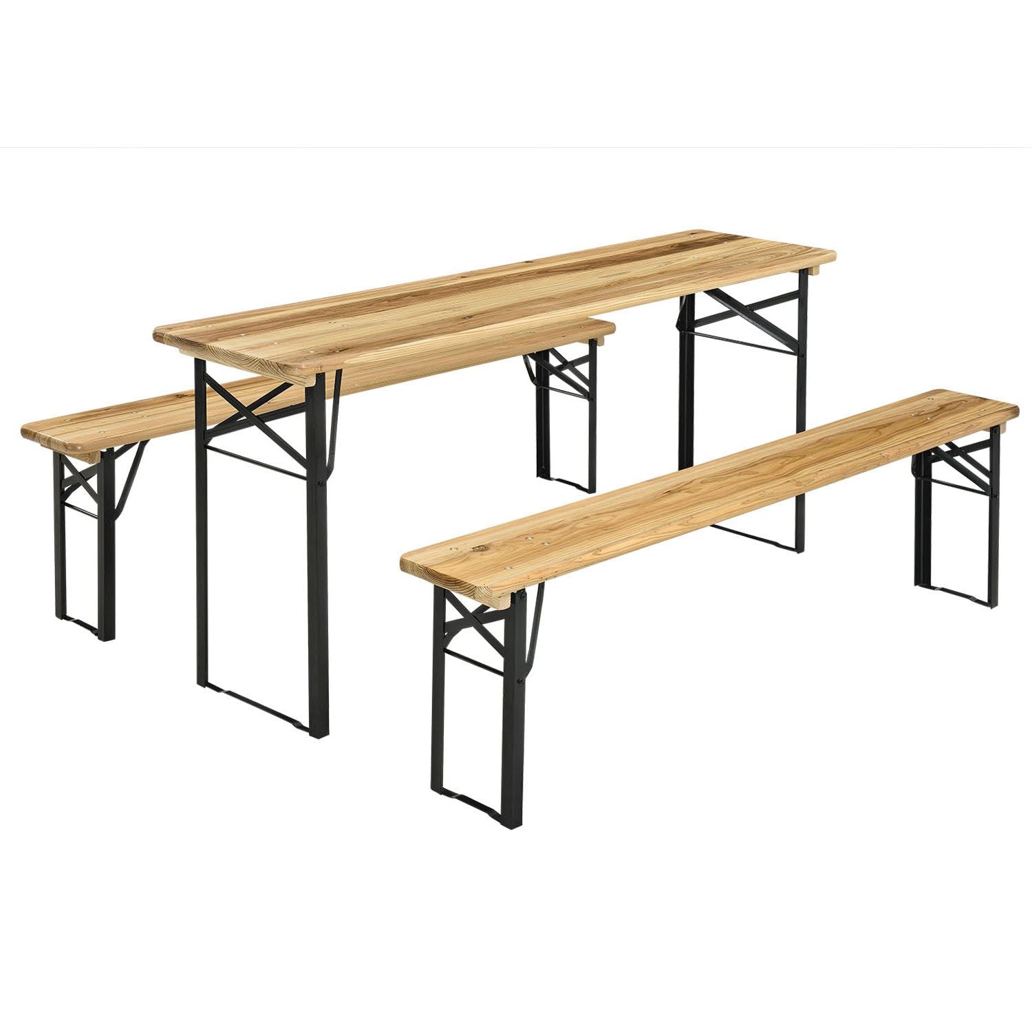 juskys-bierzeltgarnitur-bichl-170-cm-3-teilig-holz image 1