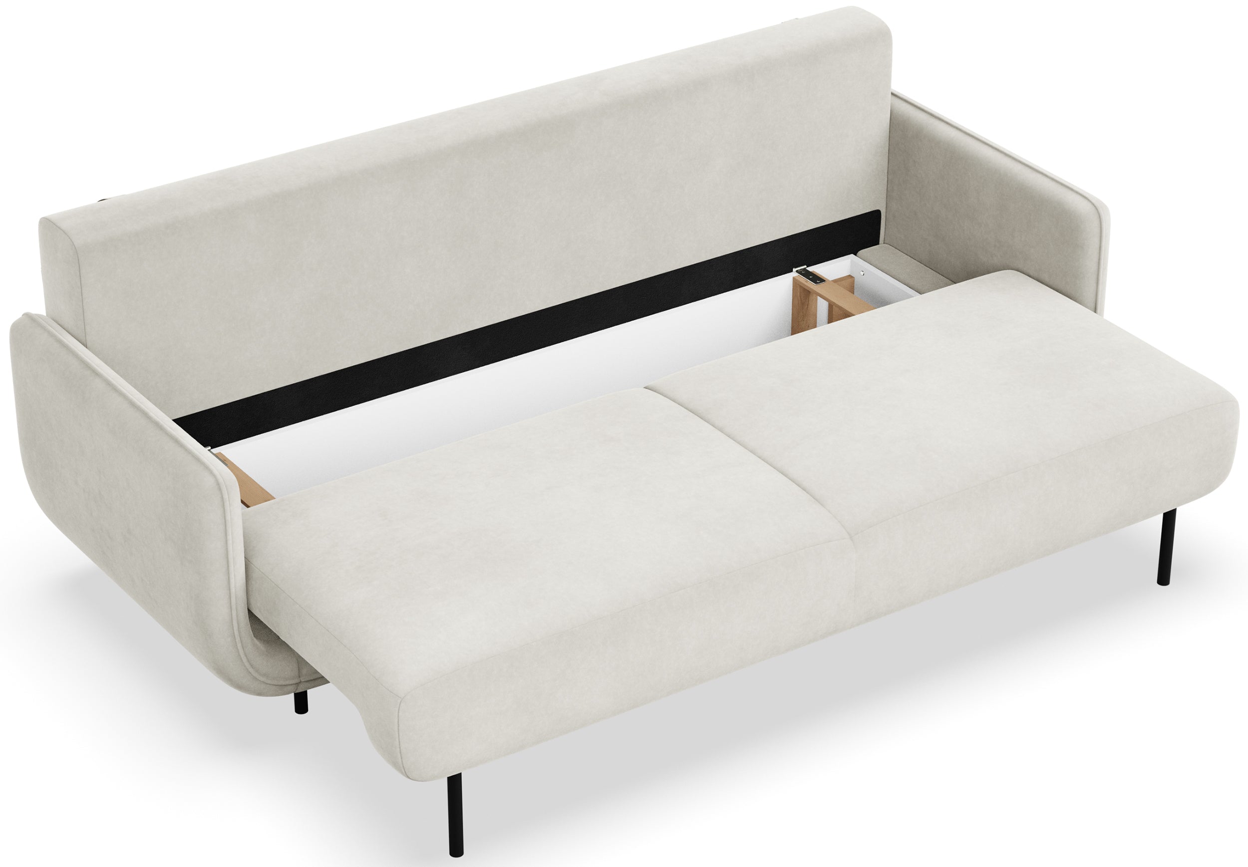 selsey-ovals-drei-sitzer-schlafsofa-cremefarbener-samt image 4