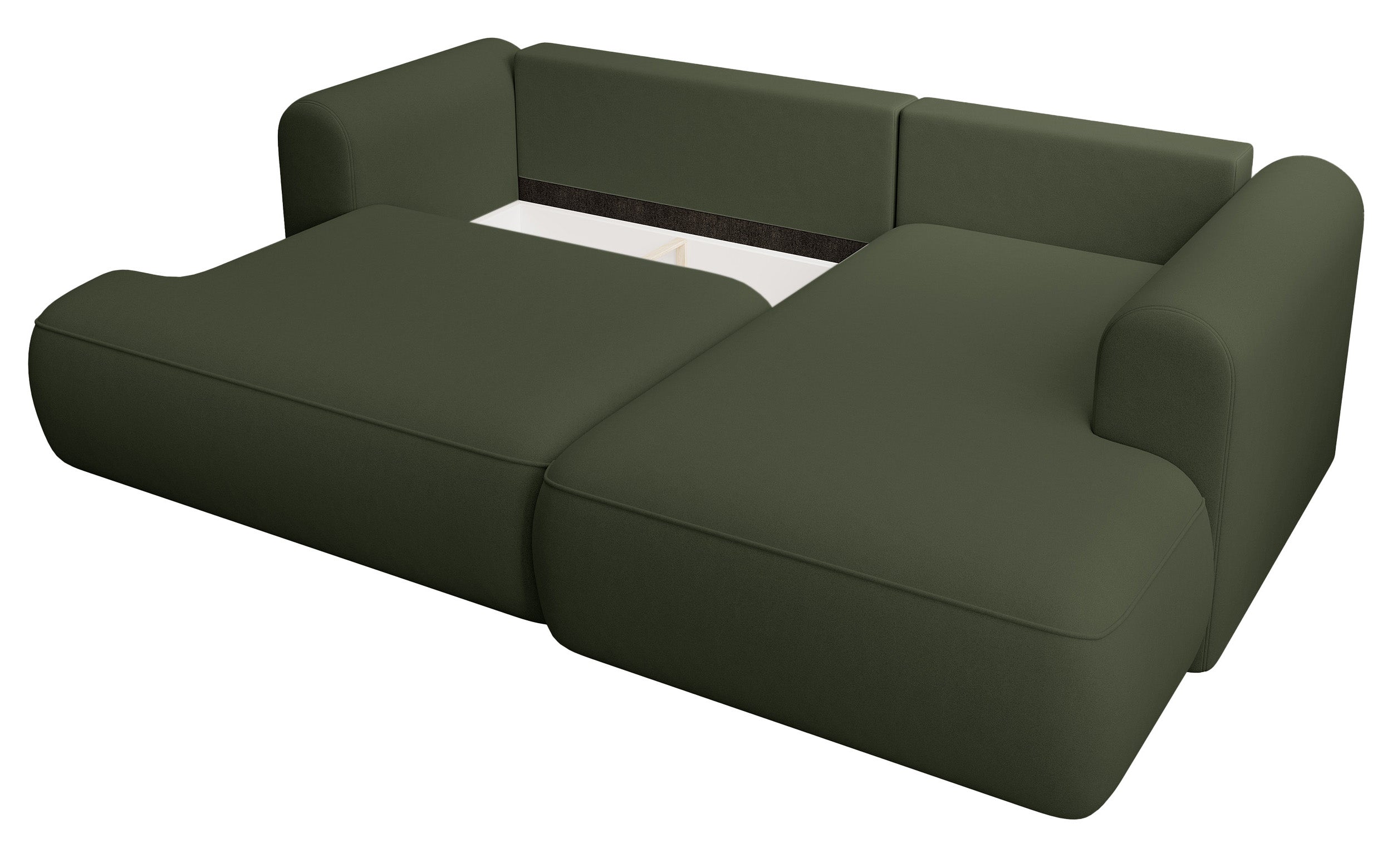 selsey-ovo-mini-ecksofa-mit-schlaffunktion-l-form-rechts-mit-stauraum-olivgr-n-s image 3