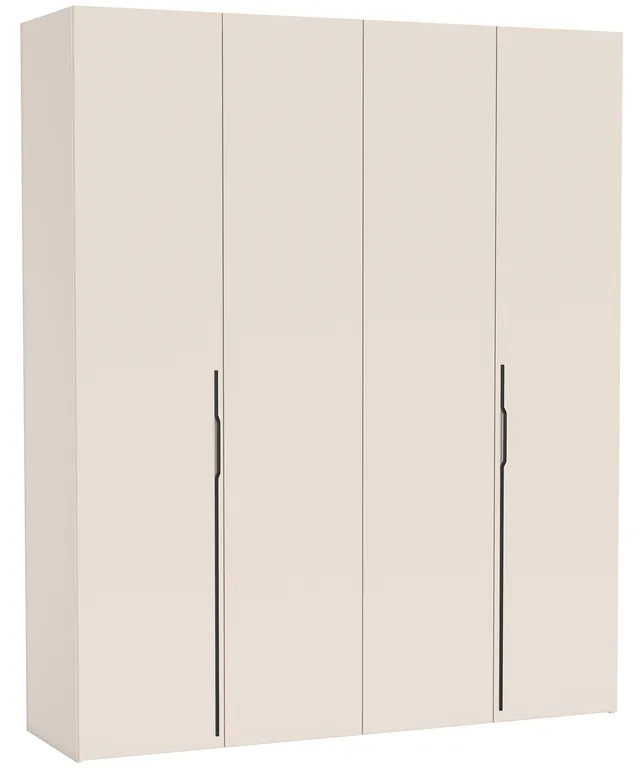 selsey-bari-kleiderschrank-200-cm-zweit-rig-mit-drei-schubladen-kaschmir image 1