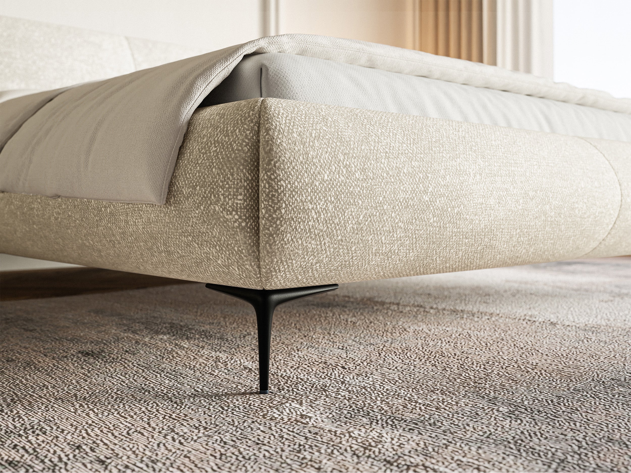 selsey-ovalle-polsterbett-140x200-cm-mit-stauraum-beige-hydrophobe-chenille-schw image 4