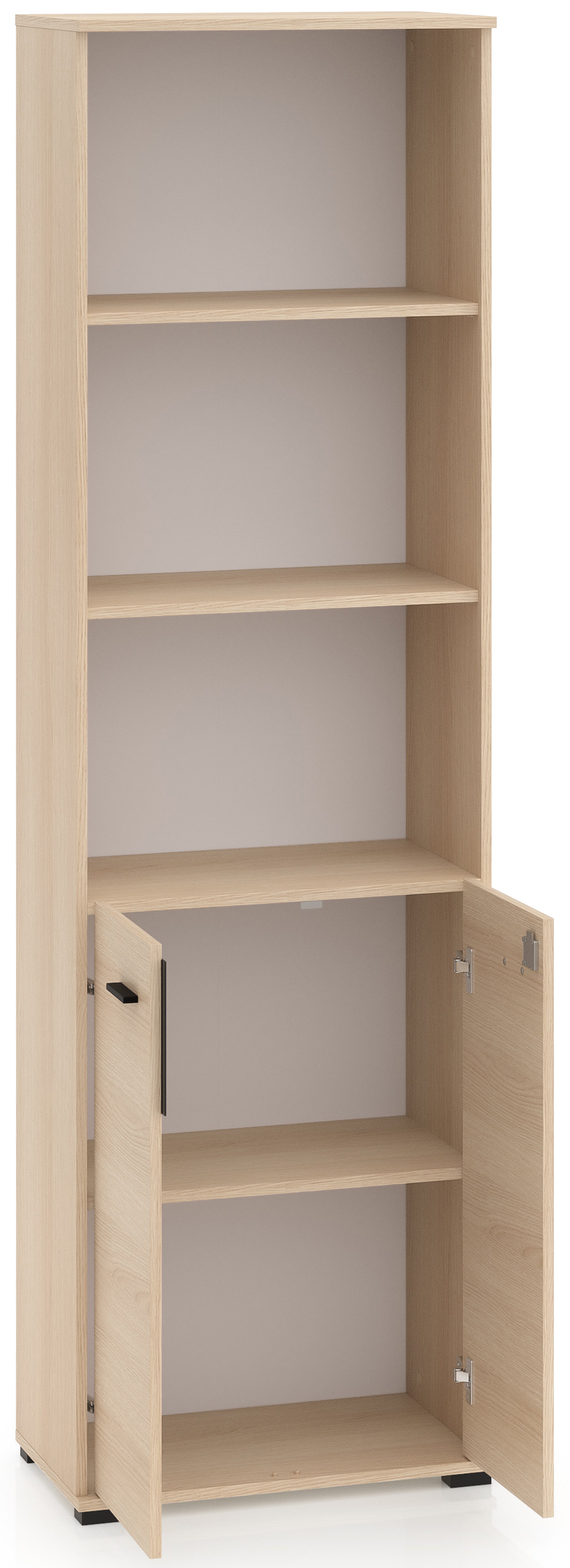 selsey-odelis-regal-zweit-rig-mit-drei-offenen-b-den-60-cm-lindberg-eiche image 3