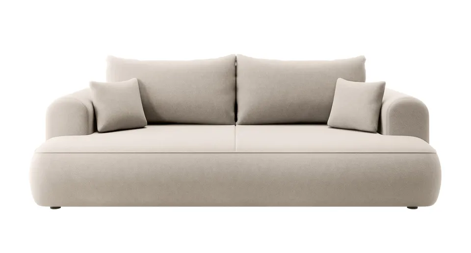 selsey-ovo-dreisitziges-ausklappbares-sofa-mit-stauraum-hellbeiger-velours image 1