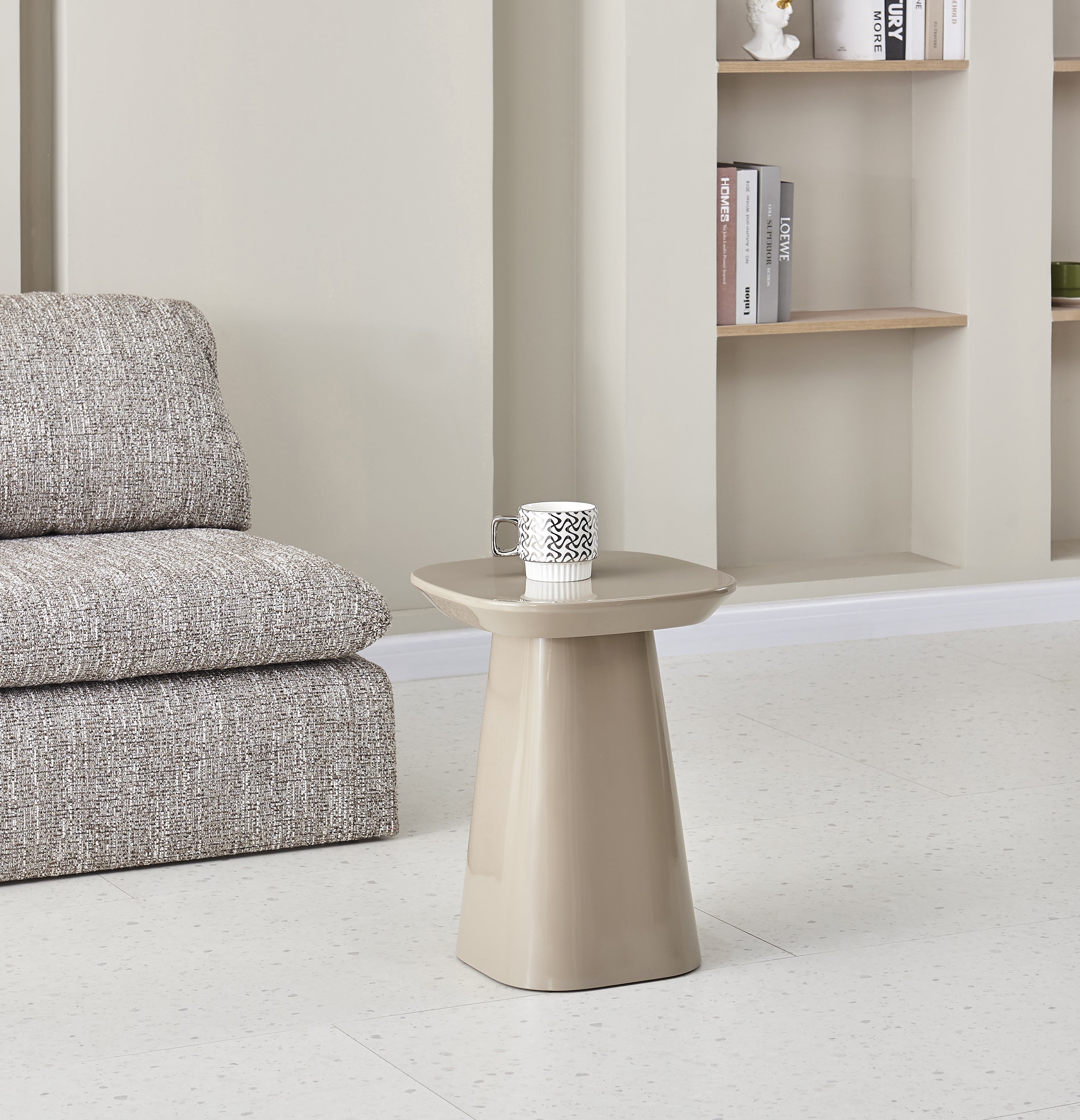 selsey-beistelltisch-corriar-35x35-cm-beige-hochglanz image 2