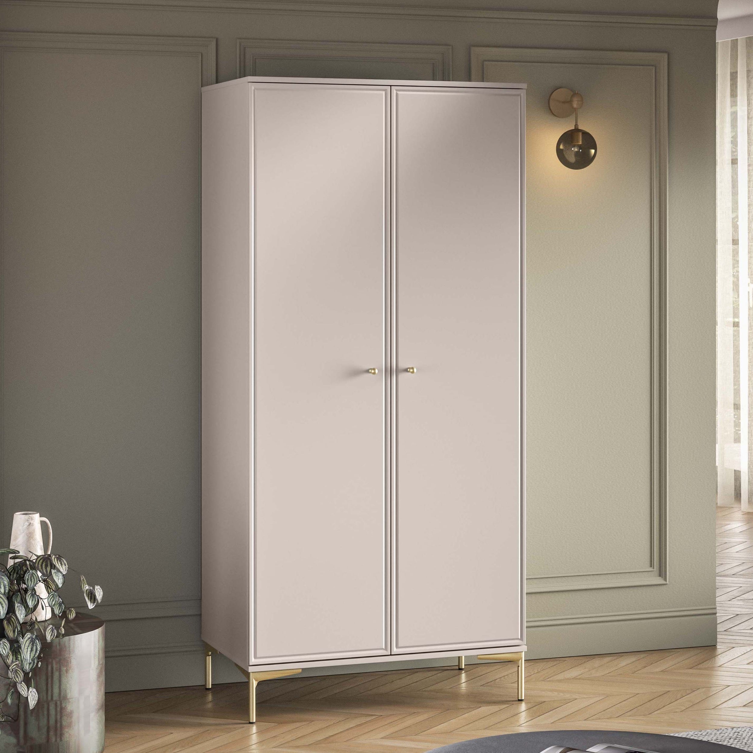 selsey-sandro-kleiderschrank-89-cm-zweit-rig-kaschmir image 2