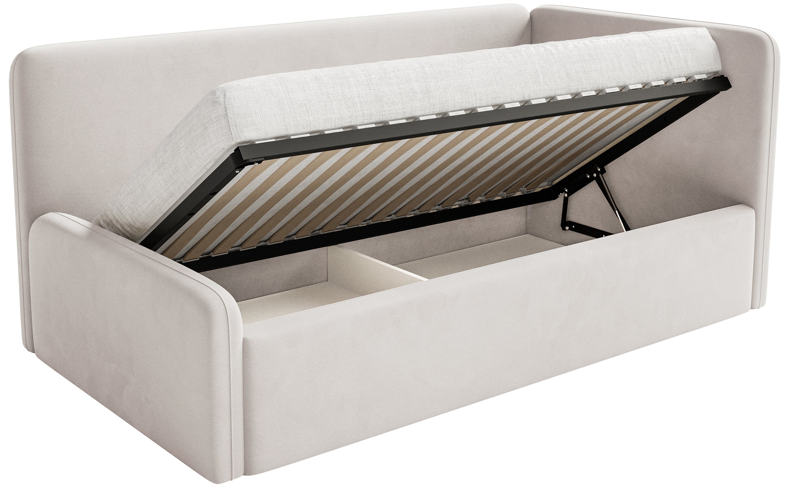 selsey-fanklo-jugendbett-90x200-cm-rechts-mit-stauraum-hellbeige-samt image 3