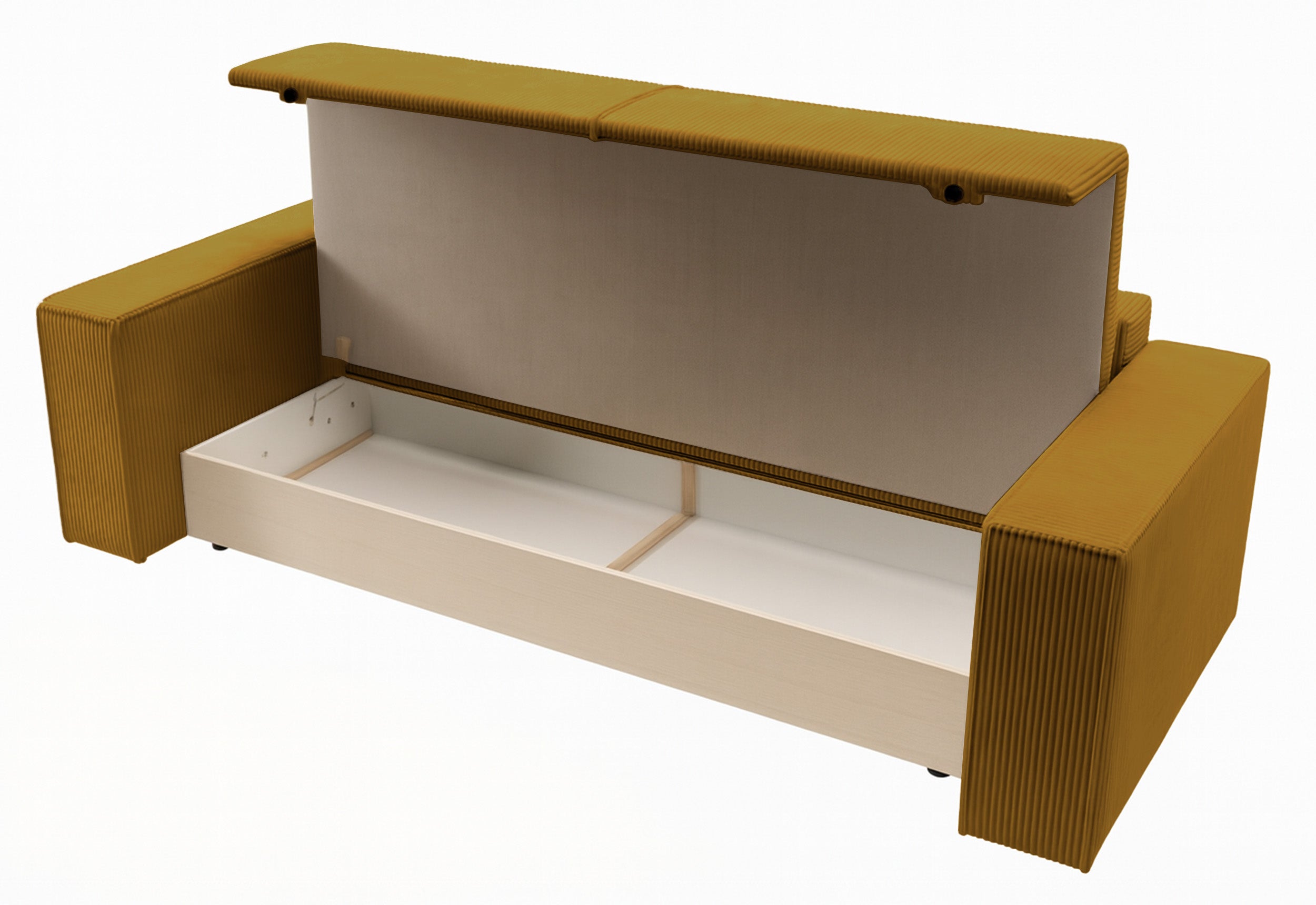 selsey-farese-3-sitzer-schlafsofa-senfgelber-cord-mit-stauraum image 6