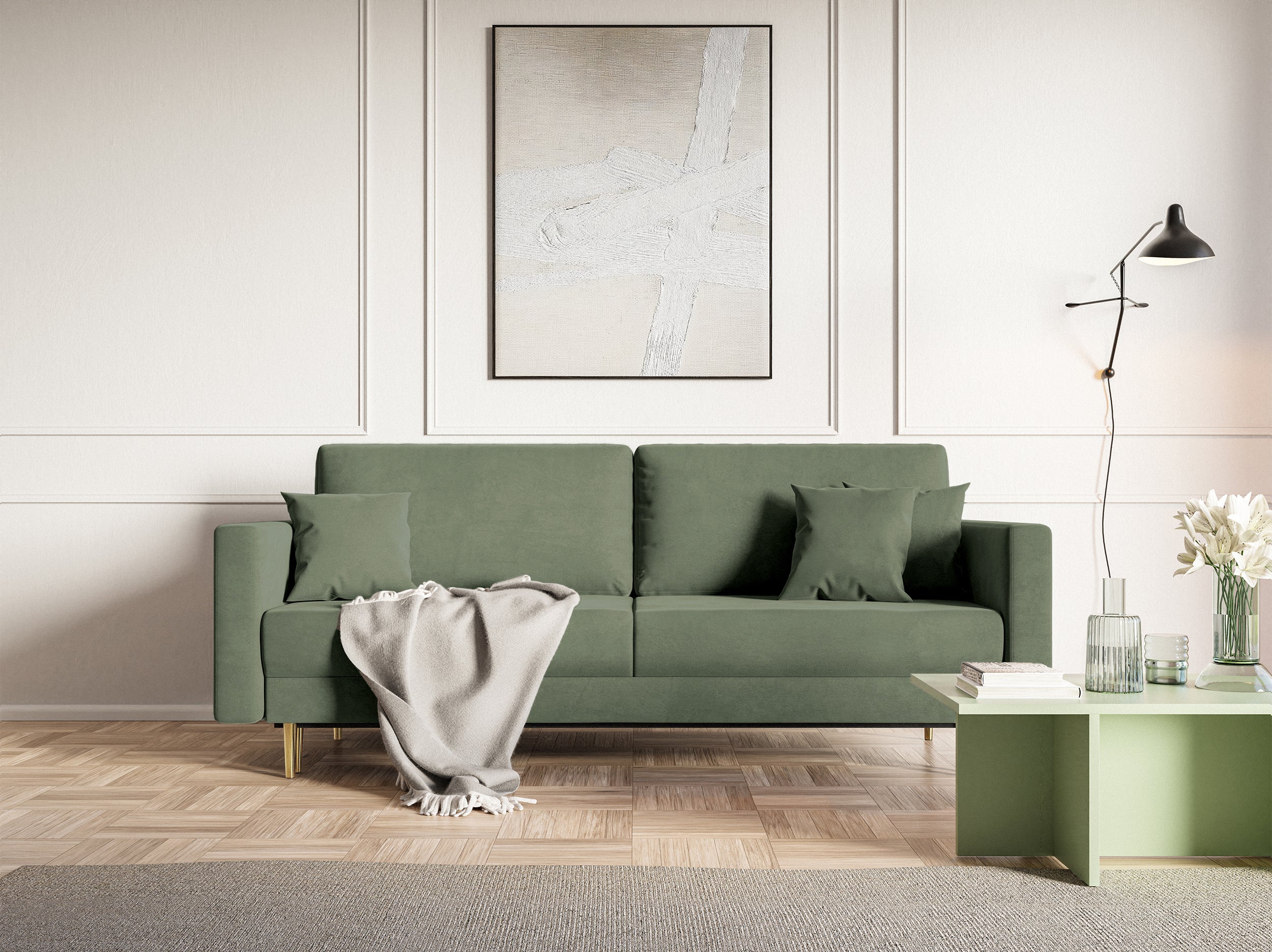 selsey-valico-dreisitziges-ausklappbares-sofa-salbeigr-n-samt image 5