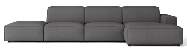 selsey-sellmo-modulares-ecksofa-l-f-rmig-rechts-mit-hocker-dunkelgrauer-hydropho image 1