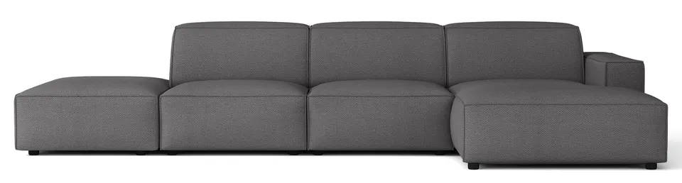 selsey-sellmo-modulares-ecksofa-l-f-rmig-rechts-mit-hocker-dunkelgrauer-hydropho image 1
