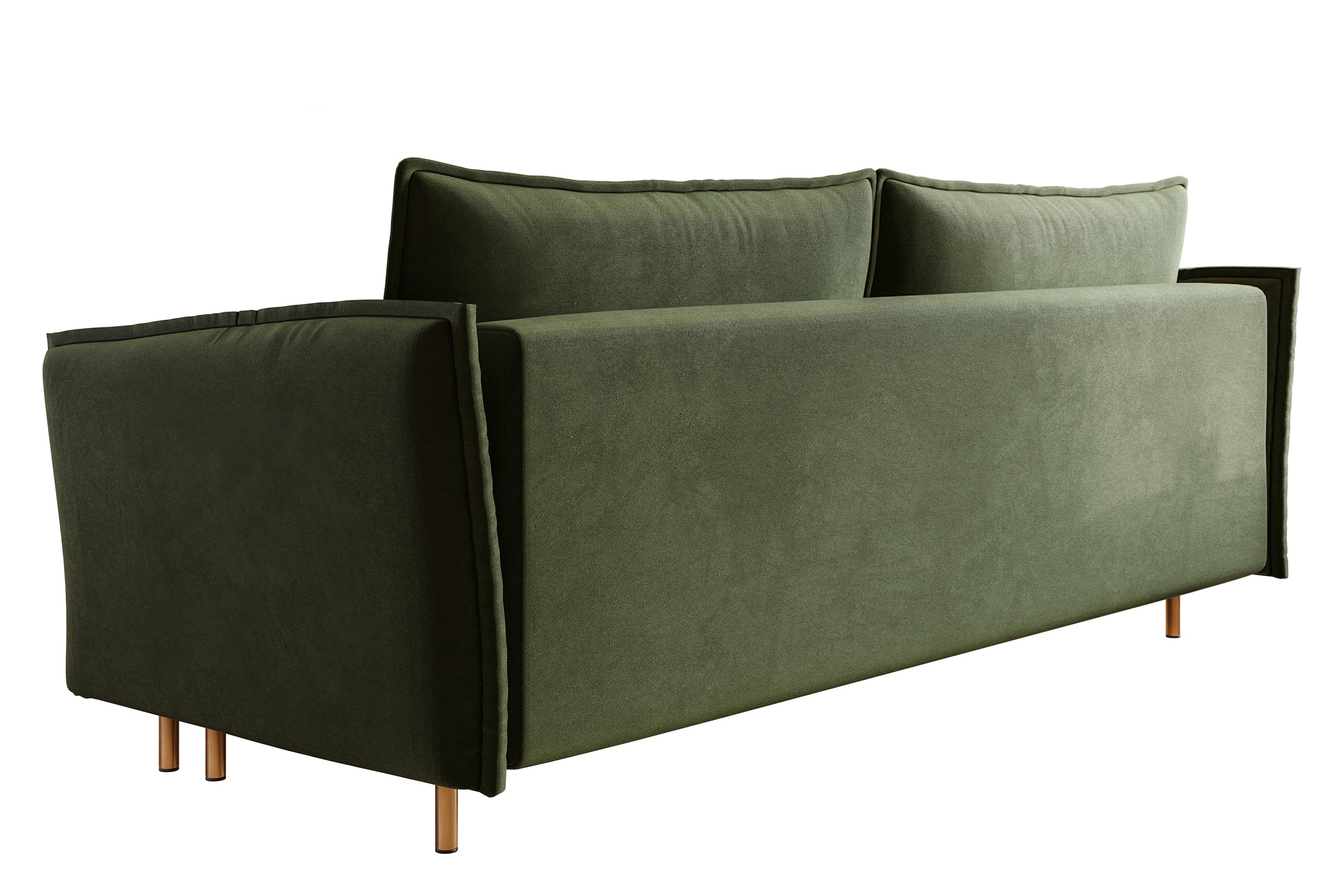 selsey-ummo-3-sitzer-sofa-ausklappbar-olivgr-n-hydrophober-samt-mit-stauraum-gol image 6
