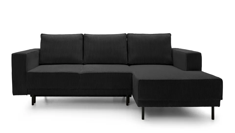 selsey-rodario-mini-ecksofa-l-form-mit-schlaffunktion-und-stauraum-schwarzer-cor image 1