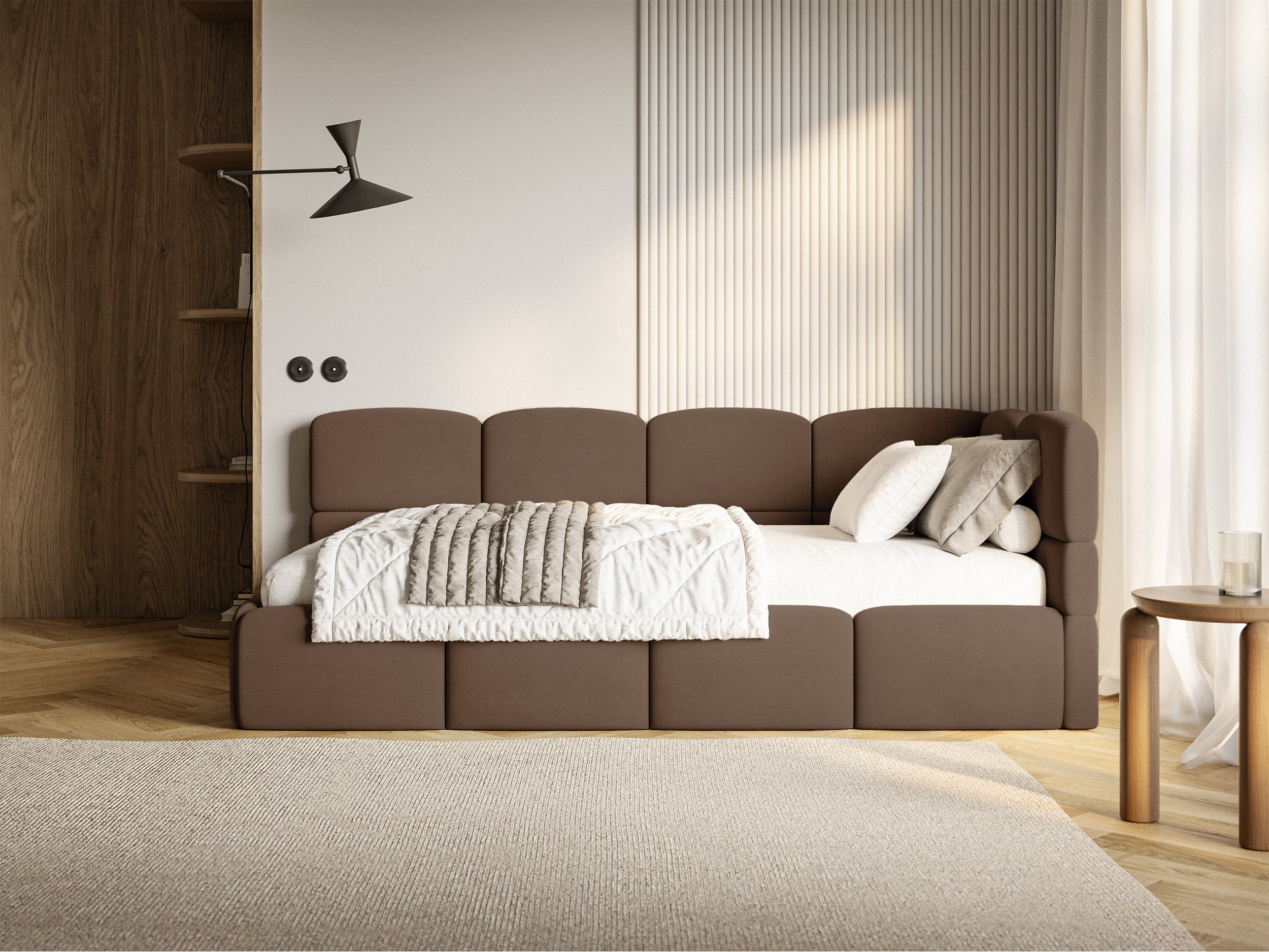 selsey-cloudy-jugendbett-120x200-rechts-braun-velours-mit-matratze-und-stauraum image 4