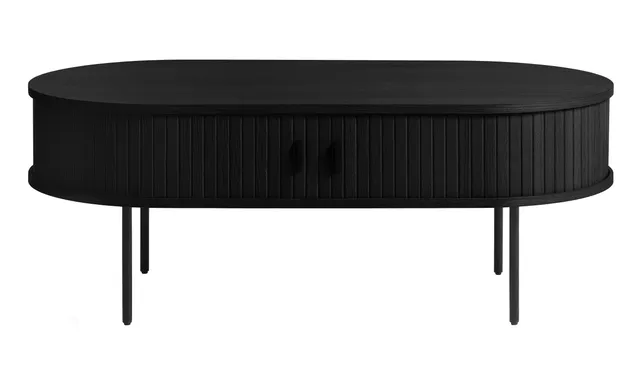 selsey-gativel-holz-couchtisch-120x60-cm-lamellen-eiche-schwarz image 1